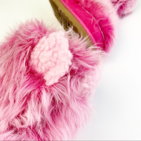 UGG BIG GIRLS PINKPUFF CLASSIC BOOTS - Picture 3 of 6